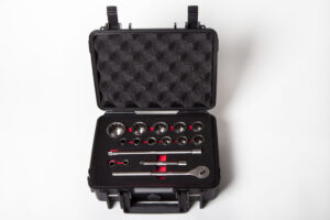 Titanium non-magnetic imperial (inch) socket kit