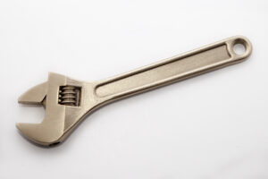 Adjustable Wrench 8" Al. Br.