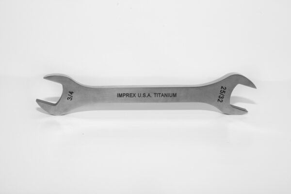 Open End Wrench 3/4" X 25/32" Titanium