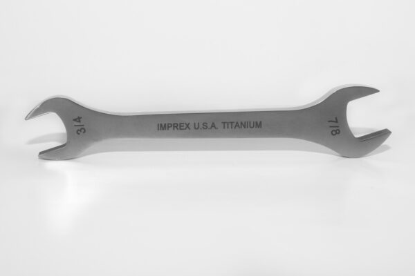 Open End Wrench 3/4" X 7/8" Titanium