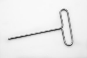 Formed T-Handle Hex Key 4 MM X 6" Titanium