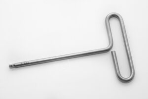 Formed T-Handle Hex Key 5 MM X 6" Titanium