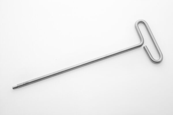 Formed T-Handle Hex Key 6 MM X 12" Titanium