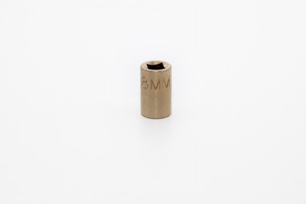 Socket 1/4" Drive X 8 MM Al. Br.