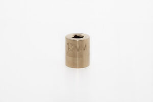 Socket 1/4" Drive X13 MM Al. Br.