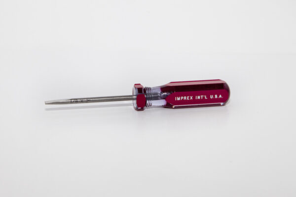 Screwdriver 1/8" X 2" Titanium