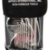Titanium non-magnetic imperial (inch) hex (Allen) key kit small version - Image 3