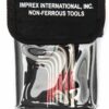 Titanium non-magnetic metric hex (Allen) key kit small version - Image 3