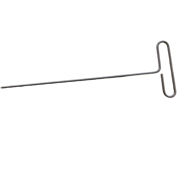 Formed T-Handle Hex Key 1/8" X 12" Titanium